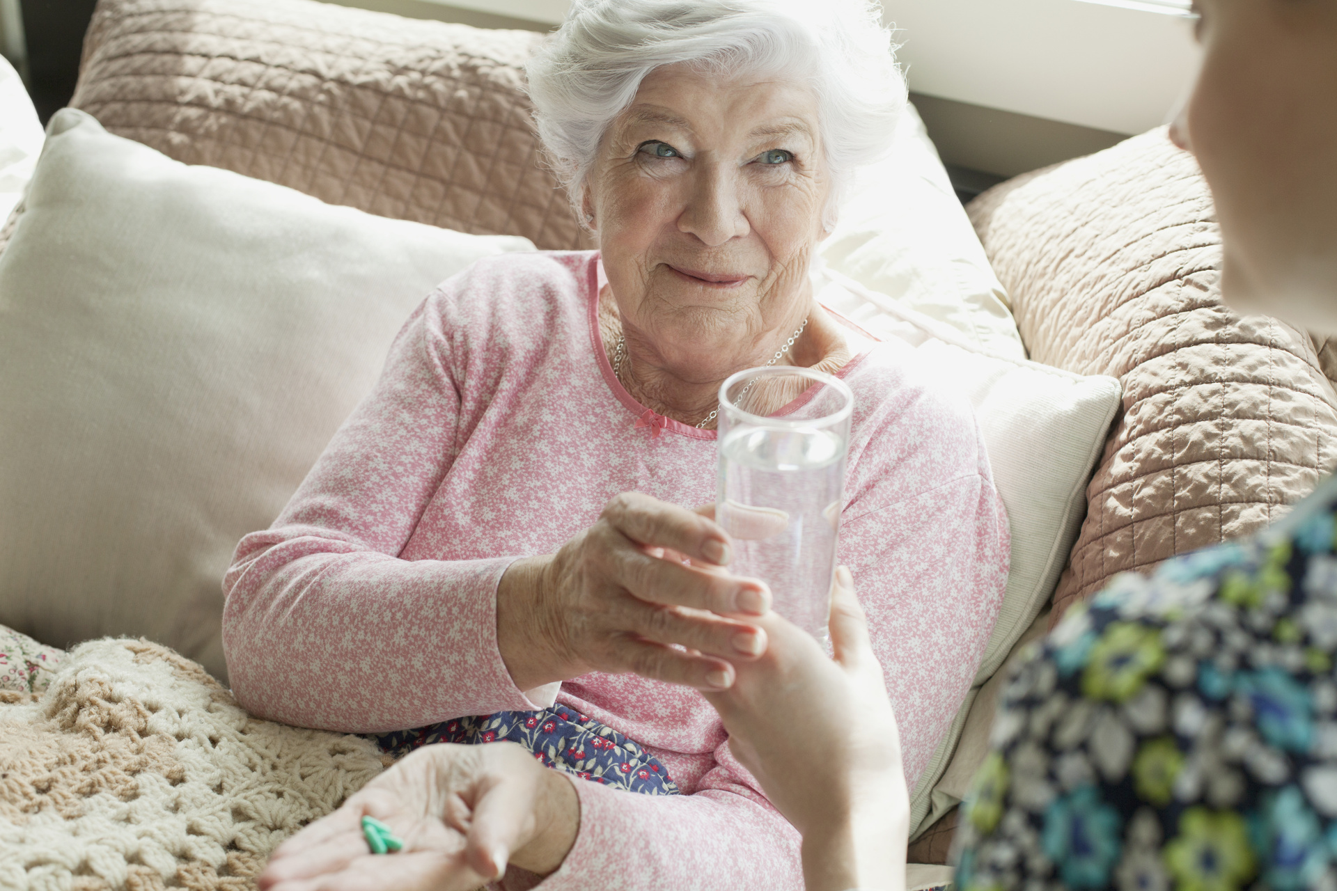 Afbeelding Vrouw met glas water